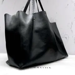 ◇レア極美品◇セリーヌ ホリゾンタルカバ 大容量トート 縦長 レザー 