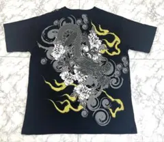 DEFECTIVE STRUCT龍和柄 半袖Tシャツ 3L 黒のサムネイル