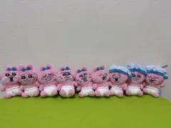 ラウンドワン限定　おぱんちゅうさぎ　むにゃすやマスコット コンプリートセット