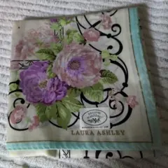 LAURA ASHLEY フラワープリント スカーフ