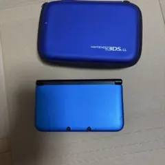 ニンテンドー3DS LL 青 ケース付き