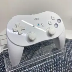 【フルメンテナンス】Wii WiiUクラシックコントローラーProホワイト b