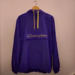 Champion フード付き紫ナイロンジャケット