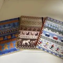 み*ゆ様 Rollbahn 冬のデザイン スパイラルノート 3冊セット L