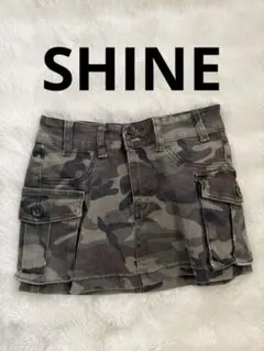美品❤︎SHINE 迷彩柄タイトスカート サイドポケット付き