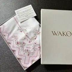 WAKO ハンカチ　刺繍のサムネイル