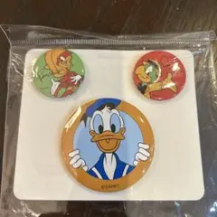 ドナルドダック ピンバッジ 3個セット