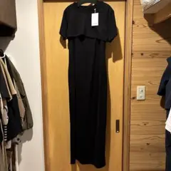 ADAM ET ROPÉ ブラックマキシワンピース