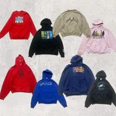 人気ブランド＆多彩なデザイン！スウェット・パーカー 8枚セット まとめ売り