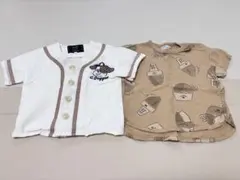 CLOUDY,FINE LATER ベースボールシャツ＆Tシャツセット 80cmのサムネイル