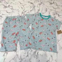 男の子 半袖 半ズボン パジャマ 緊急車両 110 新品 未使用
