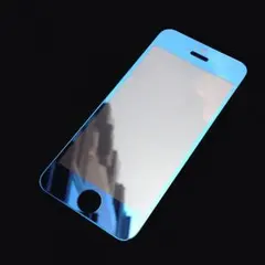 【ブルー】　iphone5/5s/5c/SE ミラーガラス