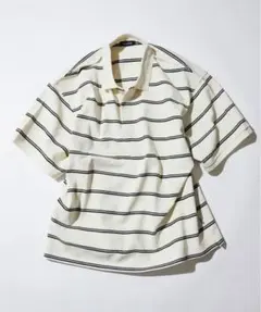 NAUTICA ボーダーポロシャツ