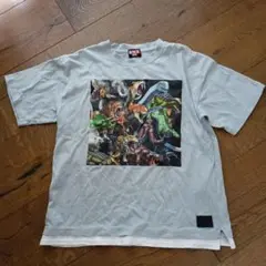 最強生図鑑 恐竜と動物プリント Tシャツ　150