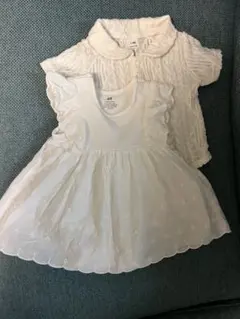 H&M ベビー服 ロンパース 2点セット 1-3M➕おまけつきのサムネイル