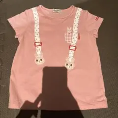 ミキハウス ホットビスケッツ　Tシャツ 110 ピンク