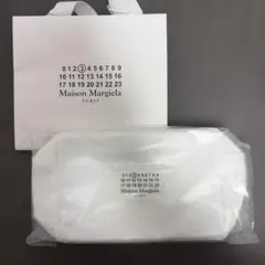 N*R様 マルジェラMaison Margiela マチあり　ポーチ ホワイトのサムネイル