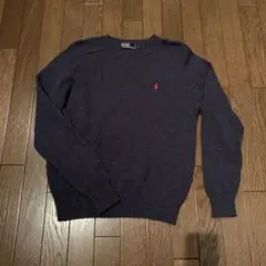 Polo by Ralph Lauren クルーネックニット ネイビー M