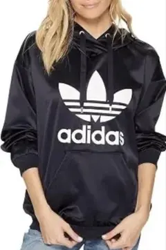 adidas オリジナルス トレフォイル サテン プルオーバーパーカーのサムネイル