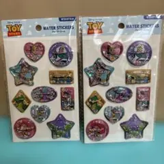 トイストーリー ウォーターシール 2個セット ディズニー ピクサー セリア