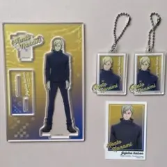 呪術廻戦 七海建人 アクスタ1点＋アクキー2点＋ステッカー1枚セット 新品