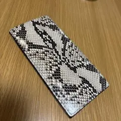 未使用 ヘビ革 スネークパイソン長財布 本革