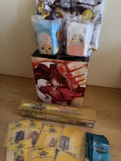 ONE PIECEカードゲーム OP09とOP07 セット 2BOXテープ付き Sealed Japanese OP-09 One Piece Card The Four Emperors Booster Box
