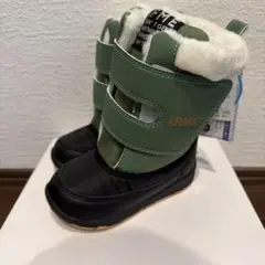 イフミー IFME 新品未使用 キッズ ブーツ 15.0cm グリーン/ブラック