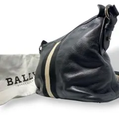 良品　BALLY ブラック　レザー　ショルダーバッグ　トレインスポッティング