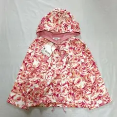 【新品】CRESSON 花柄 フード付きパーカー ピンク 11号