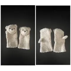 ベビー手袋　クマ　ミトン　0-1歳用