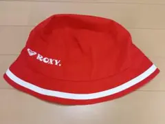 【数回使用】ROXY バケットハット 赤のサムネイル