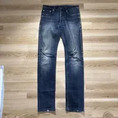 John Galliano navy coated long jeans - メルカリ
