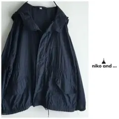 ◯ニコアンド【洗える】ナイロン100% さらさら ウィンドブレーカー ジャンパー