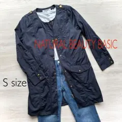 NATURAL BEAUTY BASIC ネイビー コート S