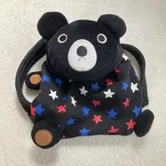 ミキハウス　ダブルビー　クマの顔 星柄 リュック