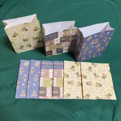 ミニ紙袋 ギフトバッグ ラッピング ハンドメイド おすそ分け