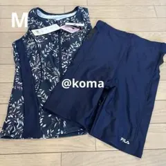 フィラ　フィットネス水着　M ネイビー　セパレートのサムネイル