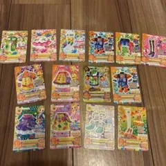 アイカツカード　ヴィヴィッドキス　ハッピーレインボー　14枚セット