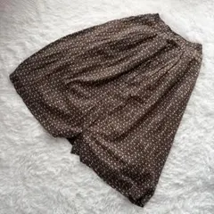 Casa Meme フラワープリント フレアスカート M