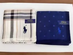 新品未使用 POLO RALPH LAUREN ハンカチ 2枚セットのサムネイル