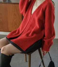 限定値下げ‼️【Kastane】ZIPオーバーカーディガン