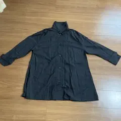 黒 スタンドカラー ジャケット