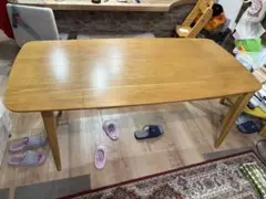 ナチュラルウッド 長方形ダイニングテーブル