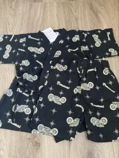 新品　甚平　ルル　90サイズ