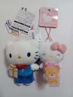 ハローキティ ディアダニエル マスコット キーホルダー セット