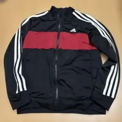 adidas ジャージ 黒/赤 サイズ150