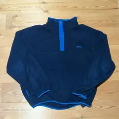 80s L.L.BEAN USA製　スナップT ハーフスナップ フリース