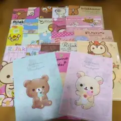 平成レトロ　LAWSON　ローソンdeリラックマ　A4クリアファイル　23枚