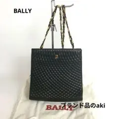 BALLY バリー ショルダーバッグ バッグ チェーン キルティング レザー 黒のサムネイル